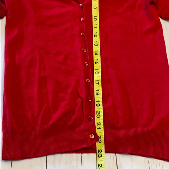 Winter Bundle Blanco Tricot Red Cardigan & Scarf - Picture 8 of 16